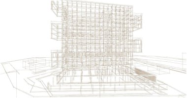 soyut mimari duvar kağıdı, dijital arkaplan