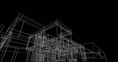 çizgili mimari duvar kağıdı, dijital arkaplan