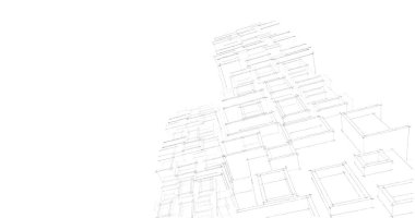 soyut mimari duvar kağıdı, dijital arkaplan