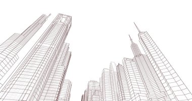 soyut mimari duvar kağıdı, dijital arkaplan