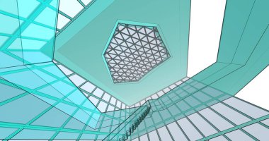 soyut mimari duvar kağıdı, dijital arkaplan