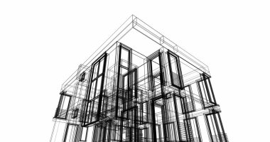 çizgili mimari duvar kağıdı, dijital arkaplan