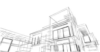 soyut mimari duvar kağıdı, dijital arkaplan