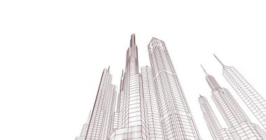 soyut mimari duvar kağıdı, dijital arkaplan