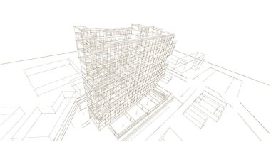 soyut mimari duvar kağıdı, dijital arkaplan