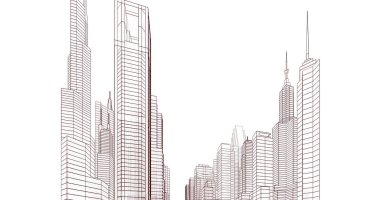 soyut mimari duvar kağıdı, dijital arkaplan