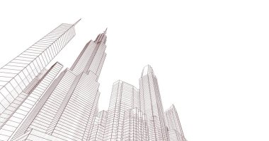 soyut mimari duvar kağıdı, dijital arkaplan