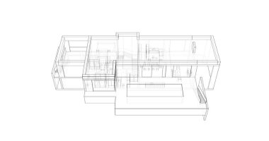 çizgili mimari duvar kağıdı, dijital arkaplan
