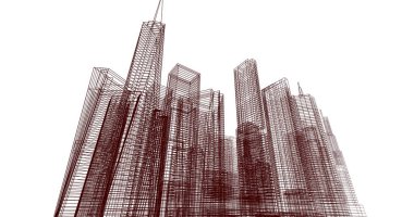 soyut mimari duvar kağıdı, dijital arkaplan