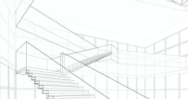 soyut mimari duvar kağıdı, dijital arkaplan