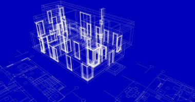 çizgili mimari duvar kağıdı, dijital arkaplan