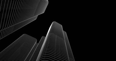 soyut mimari duvar kağıdı, dijital arkaplan