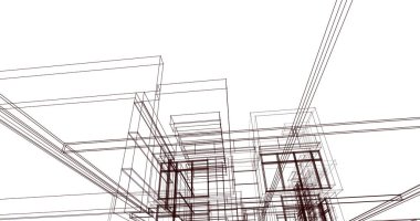 çizgili mimari duvar kağıdı, dijital arkaplan