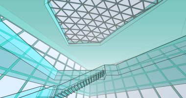 soyut mimari duvar kağıdı, dijital arkaplan