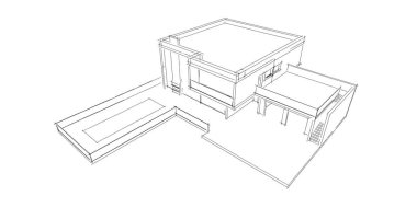 çizgili mimari duvar kağıdı, dijital arkaplan