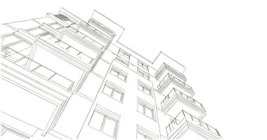 çizgili mimari duvar kağıdı, dijital arkaplan