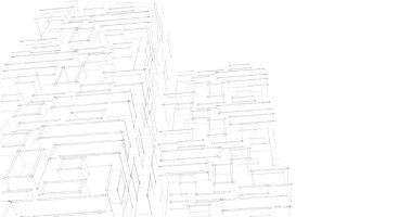 soyut mimari duvar kağıdı, dijital arkaplan