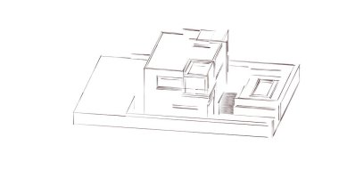 soyut mimari duvar kağıdı, dijital arkaplan