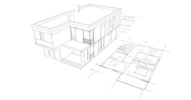 çizgili mimari duvar kağıdı, dijital arkaplan