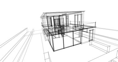 soyut mimari duvar kağıdı, dijital arkaplan