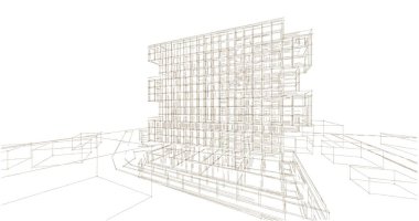 soyut mimari duvar kağıdı, dijital arkaplan