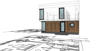 çizgili mimari duvar kağıdı, dijital arkaplan