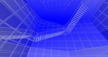 soyut mimari duvar kağıdı, dijital arkaplan