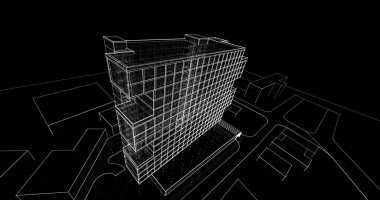 soyut mimari duvar kağıdı, dijital arkaplan