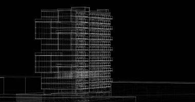 soyut mimari duvar kağıdı, dijital arkaplan