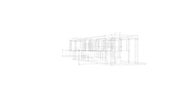 çizgili mimari duvar kağıdı, dijital arkaplan