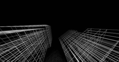 soyut mimari duvar kağıdı, dijital arkaplan