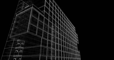 soyut mimari duvar kağıdı, dijital arkaplan