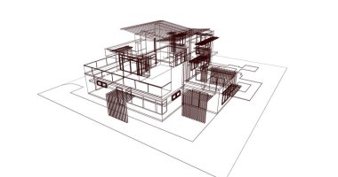 çizgili mimari duvar kağıdı, dijital arkaplan