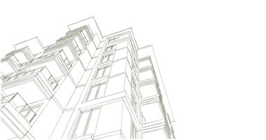 çizgili mimari duvar kağıdı, dijital arkaplan