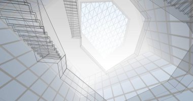 soyut mimari duvar kağıdı konsepti, dijital arkaplan