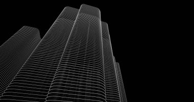 soyut mimari duvar kağıdı, dijital arkaplan