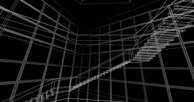 soyut mimari duvar kağıdı, dijital arkaplan