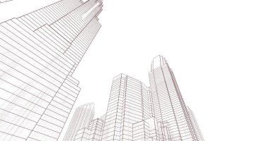 soyut mimari duvar kağıdı, dijital arkaplan