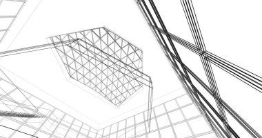 soyut mimari duvar kağıdı, dijital arkaplan