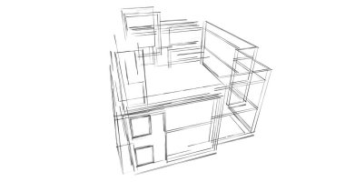 soyut mimari duvar kağıdı, dijital arkaplan