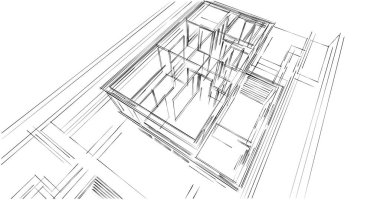 soyut mimari duvar kağıdı, dijital arkaplan