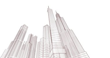 soyut mimari duvar kağıdı, dijital arkaplan