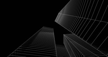 soyut mimari duvar kağıdı, dijital arkaplan