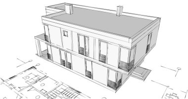 çizgili mimari duvar kağıdı, dijital arkaplan