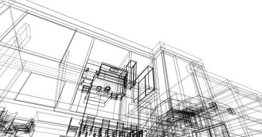 çizgili mimari duvar kağıdı, dijital arkaplan