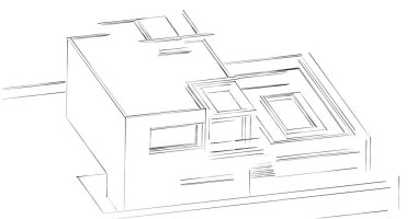 soyut mimari duvar kağıdı, dijital arkaplan