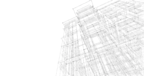 Ausgekleidete Architektonische Tapete Digitaler Hintergrund — Stockfoto
