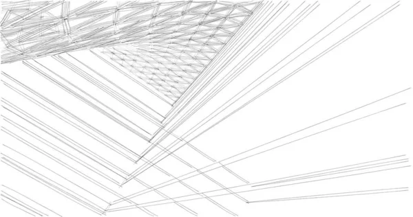 Abstrakcyjna Tapeta Architektoniczna Tło Cyfrowe — Zdjęcie stockowe
