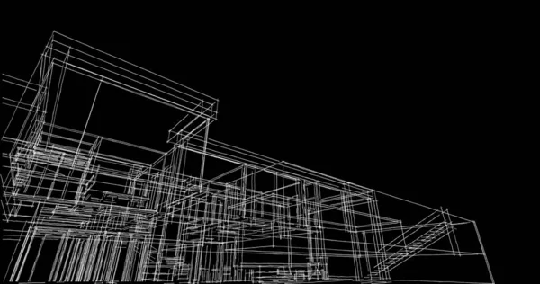 Lemované Architektonické Tapety Digitální Pozadí — Stock fotografie