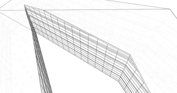 Абстрактный Архитектурный Дизайн Обоев Цифровой Концепт Фон — стоковое фото